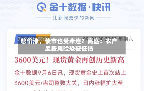 粮价涨，债市也受牵连？高盛：农产品费用上行风险恐被低估-第3张图片