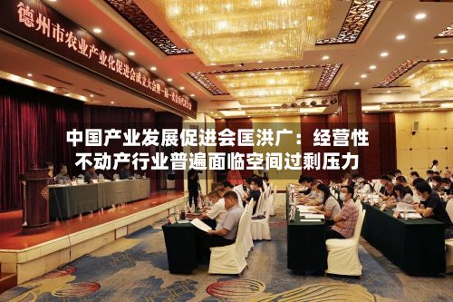 中国产业发展促进会匡洪广:经营性不动产行业普遍面临空间过剩压力-第2张图片