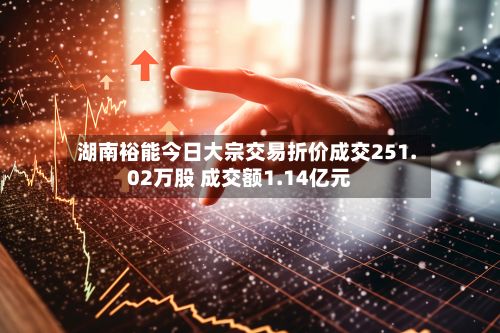 湖南裕能今日大宗交易折价成交251.02万股 成交额1.14亿元-第3张图片