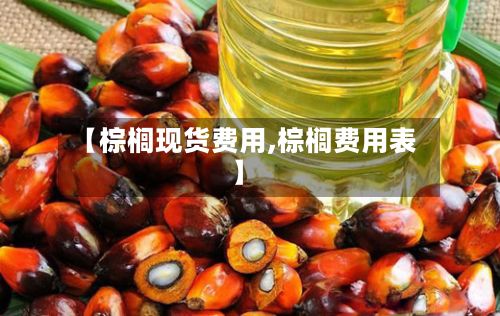 【棕榈现货费用,棕榈费用表】