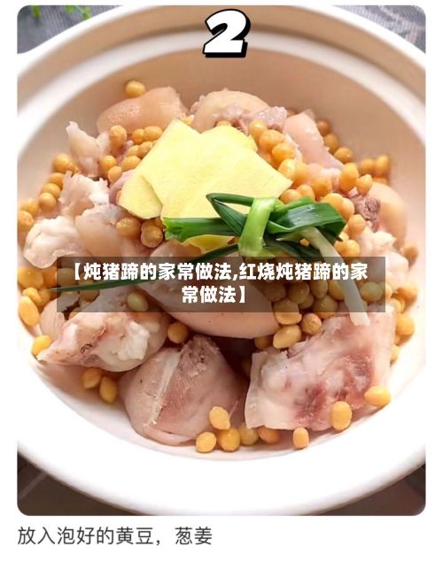 【炖猪蹄的家常做法,红烧炖猪蹄的家常做法】
