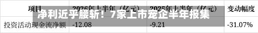 净利近乎腰斩！7家上市宠企半年报集体“失血”