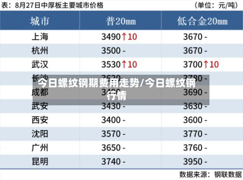 今日螺纹钢期费用走势/今日螺纹钢行情