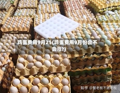 鸡蛋费用9月25(鸡蛋费用9月份会不会涨?)-第2张图片