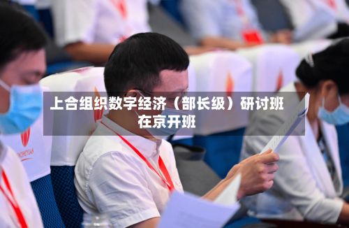 上合组织数字经济(部长级)研讨班在京开班-第2张图片