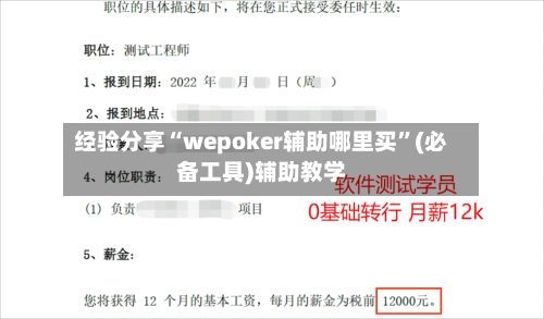 经验分享“wepoker辅助哪里买”(必备工具)辅助教学-第2张图片