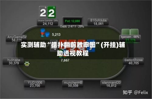 实测辅助“德扑翻前胜率图”(开挂)辅助透视教程-第2张图片