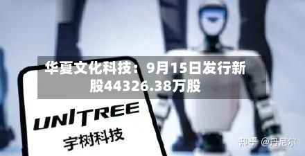 华夏文化科技:9月15日发行新股44326.38万股