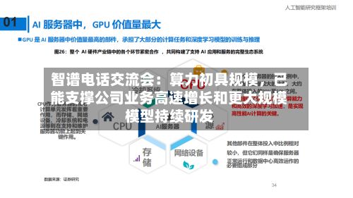 智谱电话交流会：算力初具规模，已能支撑公司业务高速增长和更大规模模型持续研发-第2张图片