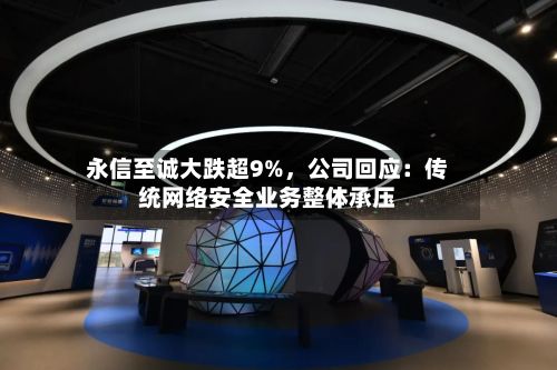 永信至诚大跌超9%,公司回应:传统网络安全业务整体承压