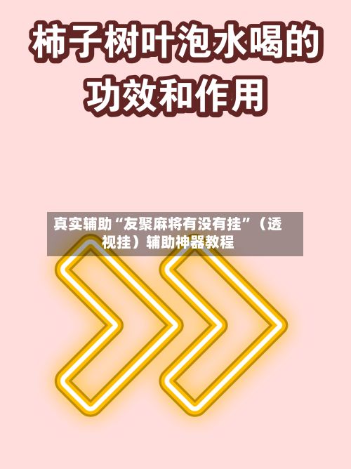 真实辅助“友聚麻将有没有挂”（透视挂）辅助神器教程-第3张图片