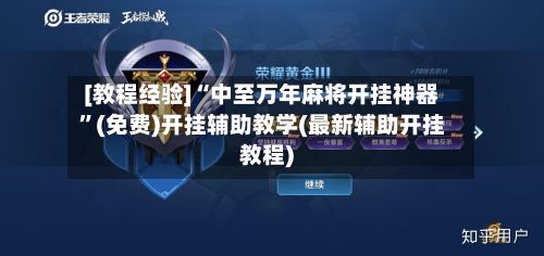 [教程经验]“中至万年麻将开挂神器”(免费)开挂辅助教学(最新辅助开挂教程)-第3张图片