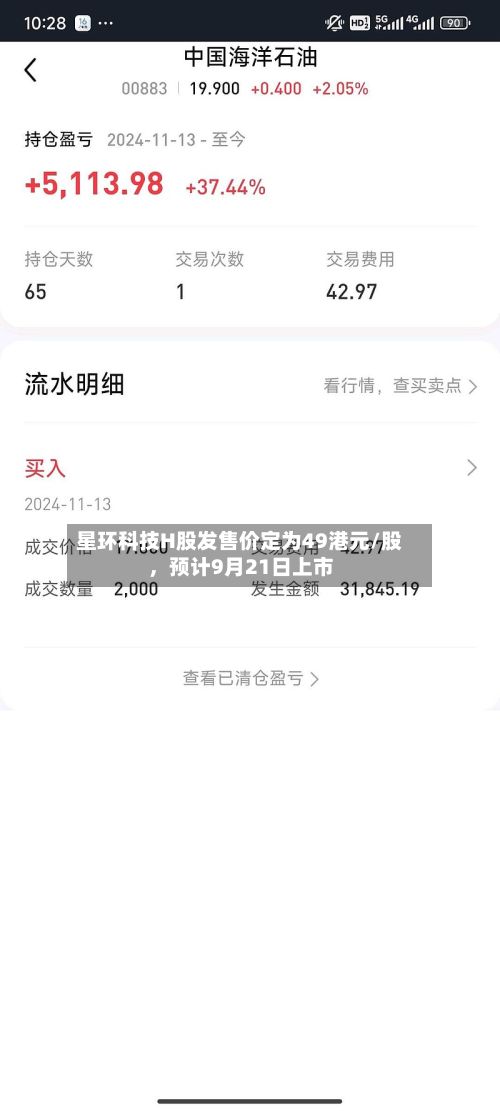星环科技H股发售价定为49港元/股，预计9月21日上市