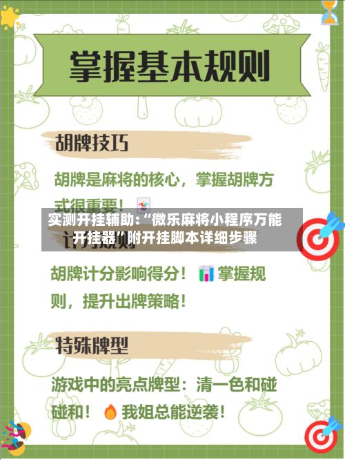 实测开挂辅助:“微乐麻将小程序万能开挂器”附开挂脚本详细步骤-第2张图片