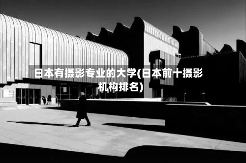 日本有摄影专业的大学(日本前十摄影机构排名)-第2张图片