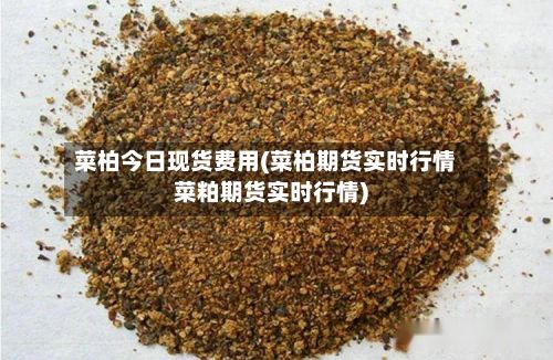 菜柏今日现货费用(菜柏期货实时行情菜粕期货实时行情)-第3张图片