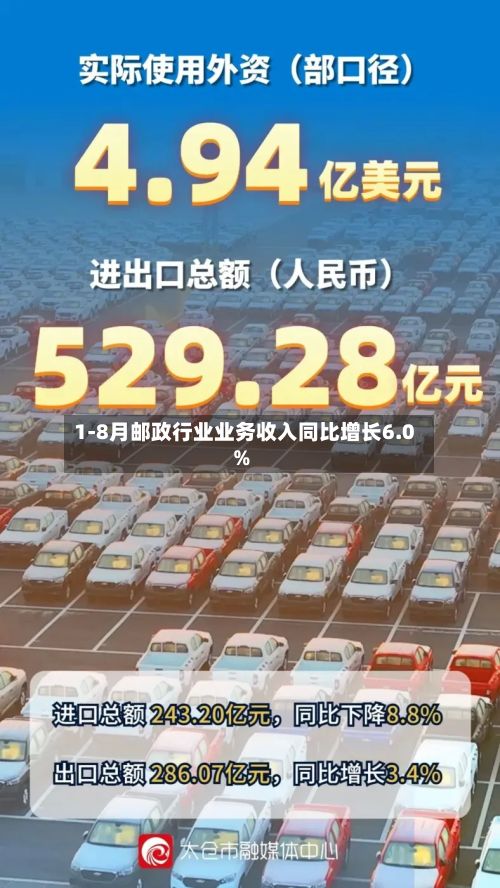 1-8月邮政行业业务收入同比增长6.0%-第2张图片