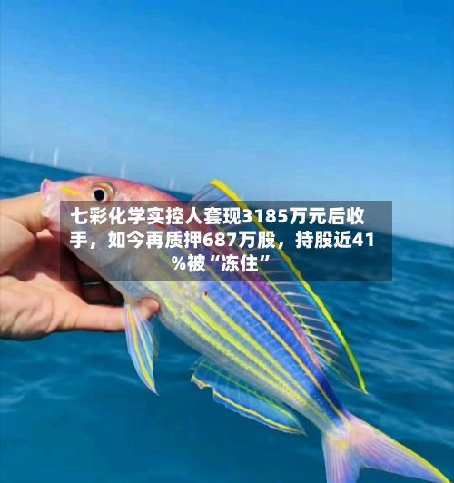 七彩化学实控人套现3185万元后收手	，如今再质押687万股，持股近41%被“冻住”-第1张图片