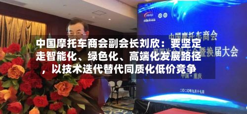中国摩托车商会副会长刘欣：要坚定走智能化、绿色化、高端化发展路径，以技术迭代替代同质化低价竞争