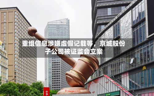 重组信息涉嫌虚假记载等，京城股份子公司被证监会立案-第2张图片