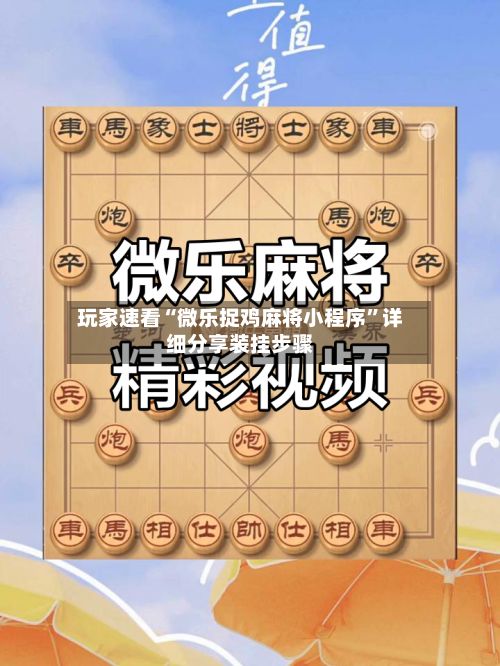 玩家速看“微乐捉鸡麻将小程序”详细分享装挂步骤-第3张图片