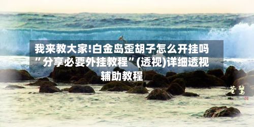 我来教大家!白金岛歪胡子怎么开挂吗”分享必要外挂教程”(透视)详细透视辅助教程