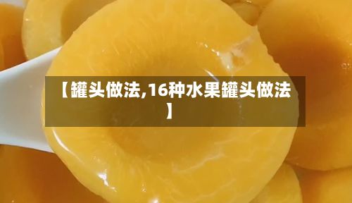 【罐头做法,16种水果罐头做法】
