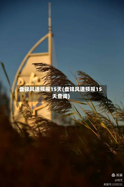 盘锦风速预报15天(盘锦风速预报15天查询)-第2张图片