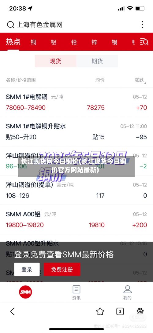 长江现货网今日铜价(长江现货今日铜价官方网站最新)-第2张图片