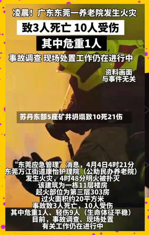 苏丹东部5座矿井坍塌致10死21伤-第2张图片
