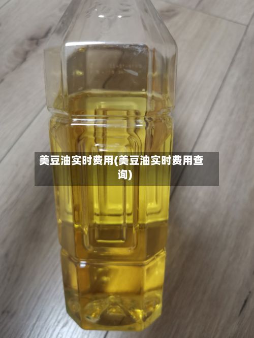 美豆油实时费用(美豆油实时费用查询)-第2张图片