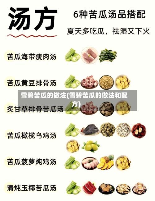 雪碧苦瓜的做法(雪碧苦瓜的做法和配方)-第2张图片