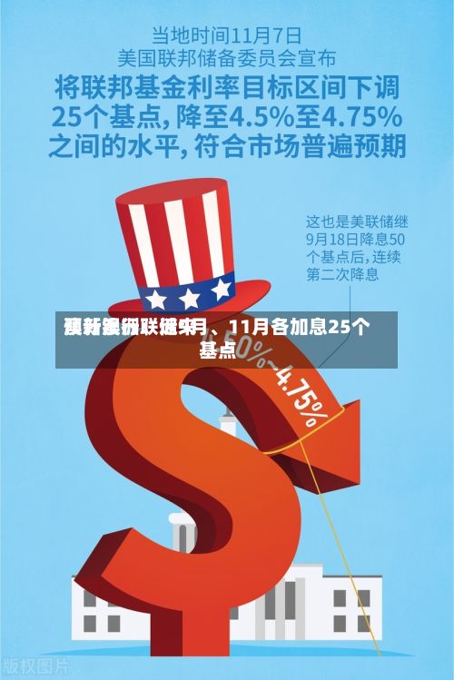 澳新银行：近来预计澳洲联储9月、11月各加息25个基点