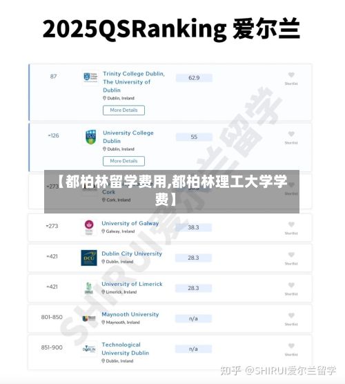 【都柏林留学费用,都柏林理工大学学费】-第2张图片