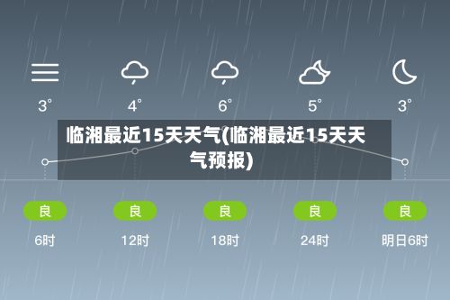 临湘最近15天天气(临湘最近15天天气预报)-第2张图片