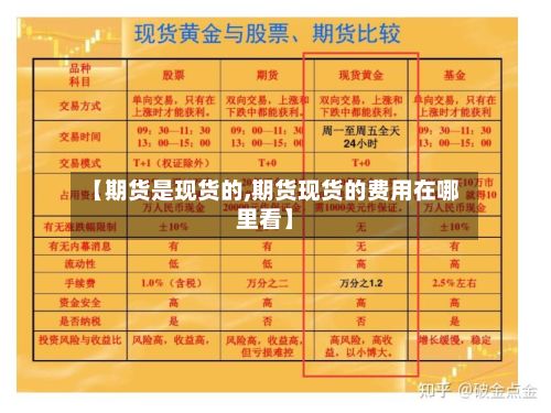 【期货是现货的,期货现货的费用在哪里看】-第3张图片