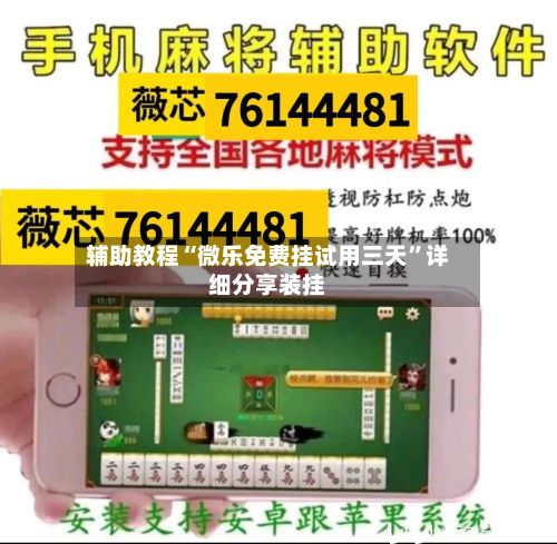 辅助教程“微乐免费挂试用三天”详细分享装挂