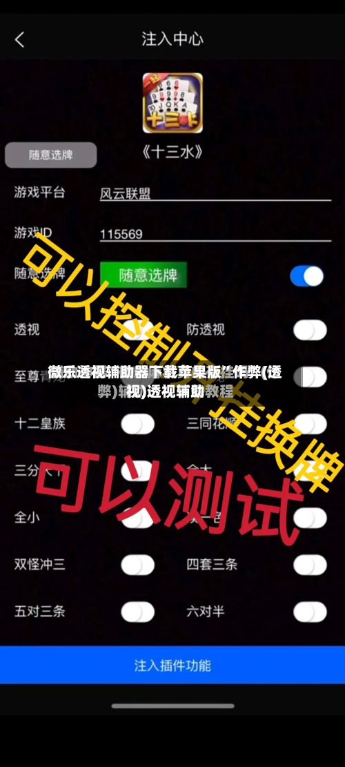 微乐透视辅助器下载苹果版”作弊(透视)透视辅助-第2张图片