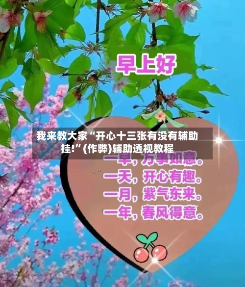 我来教大家“开心十三张有没有辅助挂!	”(作弊)辅助透视教程-第2张图片
