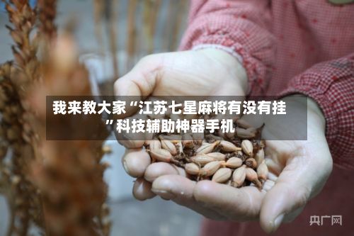 我来教大家“江苏七星麻将有没有挂”科技辅助神器手机