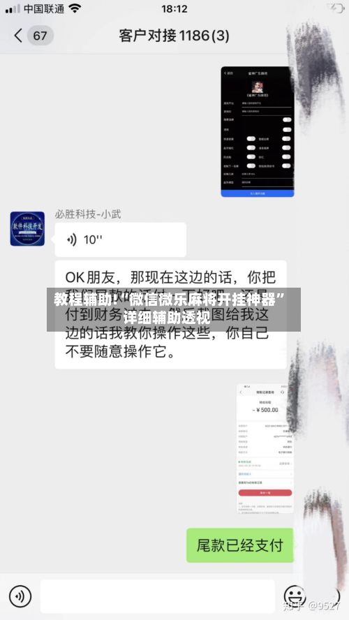 教程辅助!“微信微乐麻将开挂神器”详细辅助透视-第2张图片