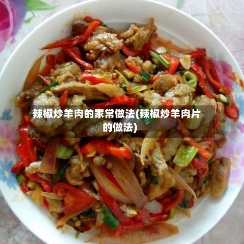 辣椒炒羊肉的家常做法(辣椒炒羊肉片的做法)-第2张图片