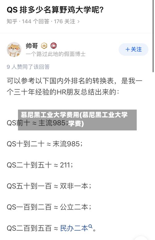 慕尼黑工业大学费用(慕尼黑工业大学学费)-第2张图片