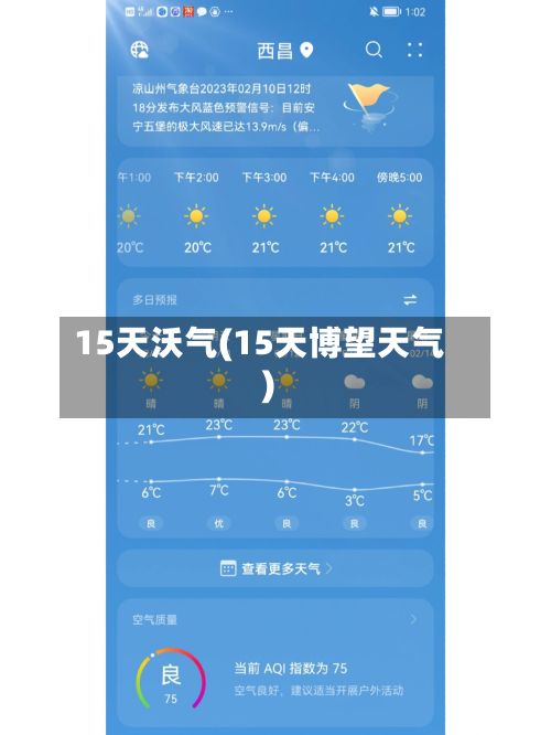 15天沃气(15天博望天气)-第3张图片