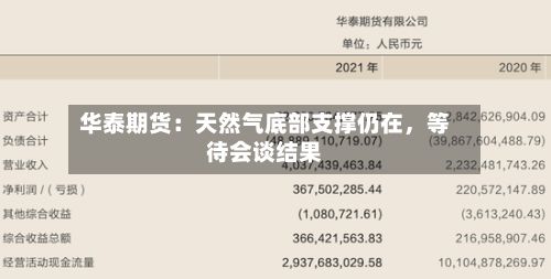 华泰期货：天然气底部支撑仍在，等待会谈结果-第1张图片