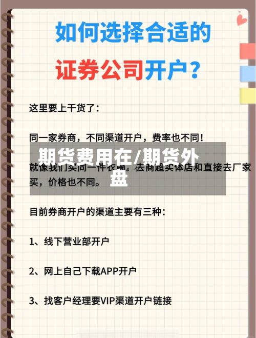 期货费用在/期货外盘
