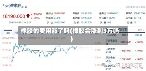 橡胶的费用涨了吗(橡胶会涨到3万吗)-第2张图片