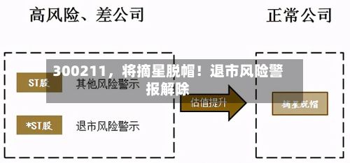 300211，将摘星脱帽！退市风险警报解除