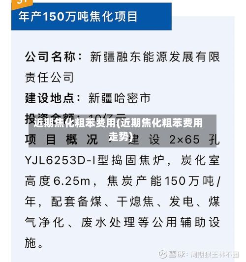 近期焦化粗苯费用(近期焦化粗苯费用走势)-第2张图片