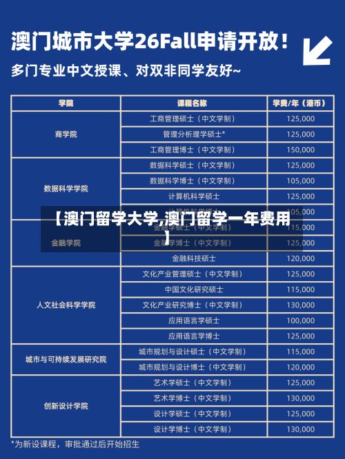 【澳门留学大学,澳门留学一年费用】-第2张图片
